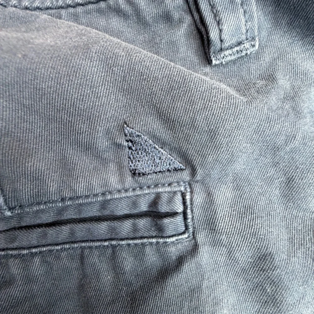 UNTUCKit Chino Shorts Men 34 Blue 100% Pima Cotton Casual Twill 8.5